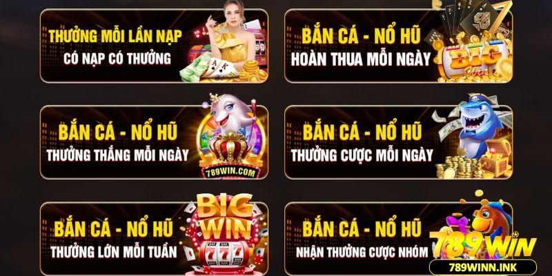 Khuyến mãi nổ hũ 789win hấp dẫn nhất 2024